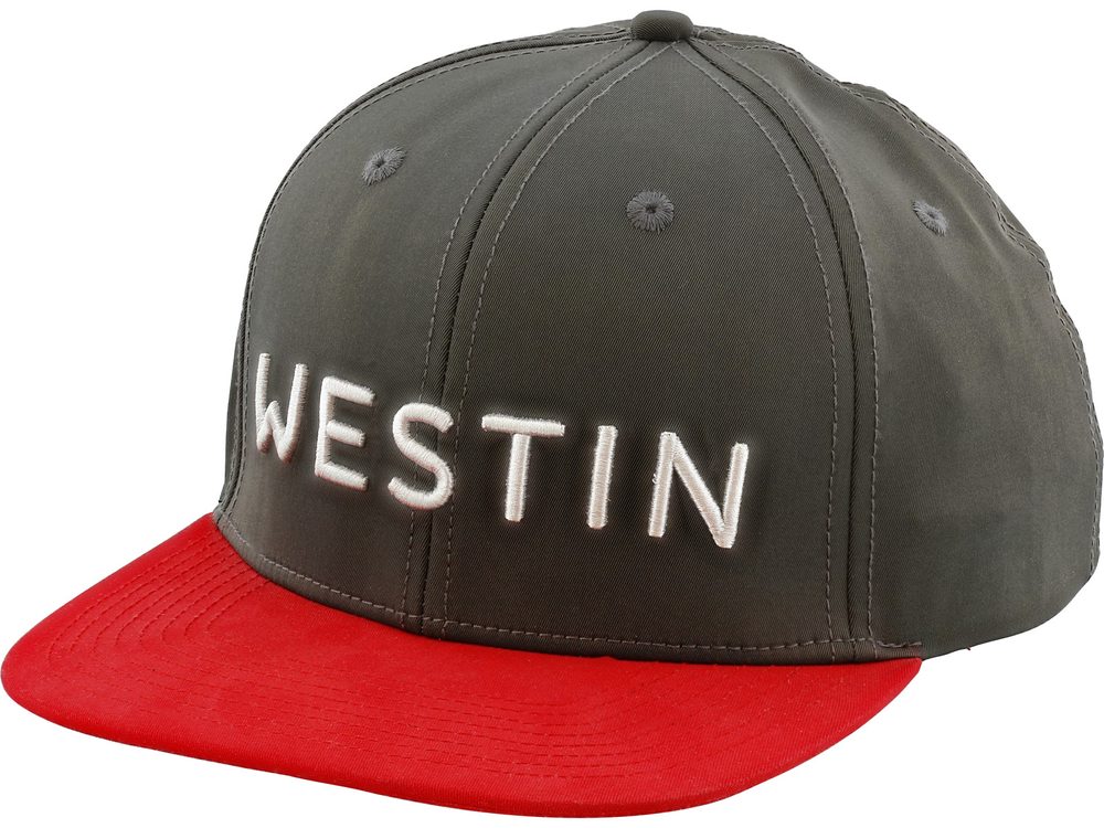 E-shop Westin Kšiltovka Smooth Viking Cap Grey/Red,Westin Kšiltovka Smooth Viking Cap Grey/Red