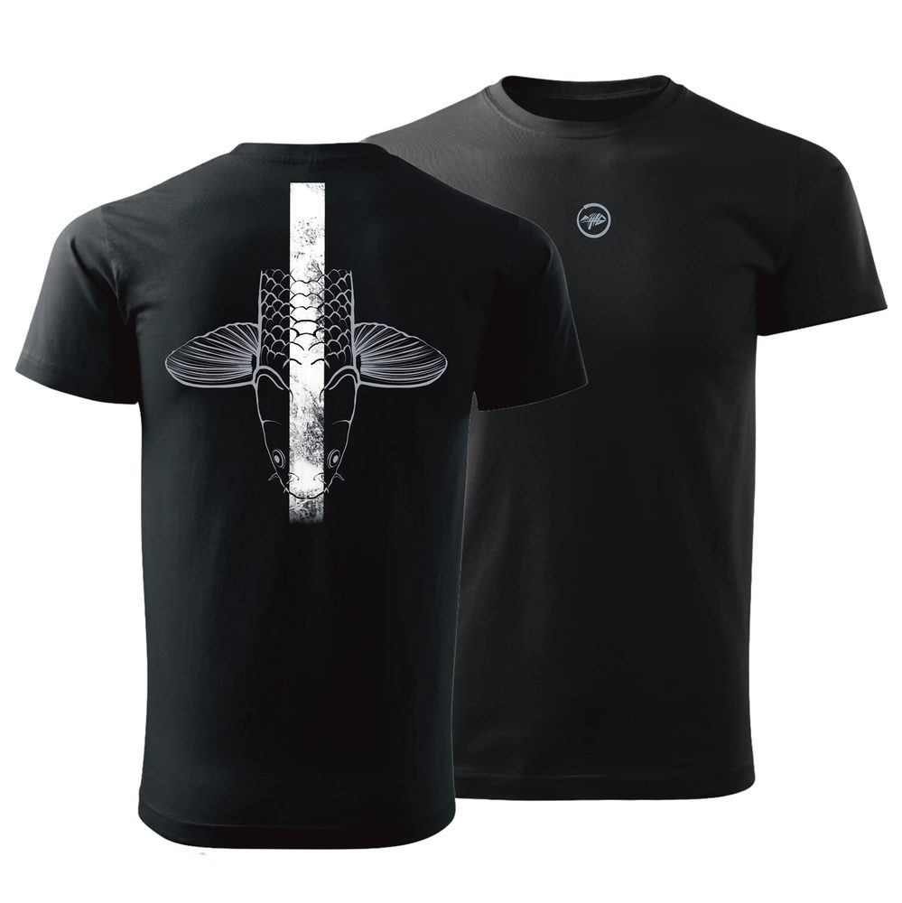 Giants fishing Tričko pánské černé Šupináč hlava - vel. 3XL