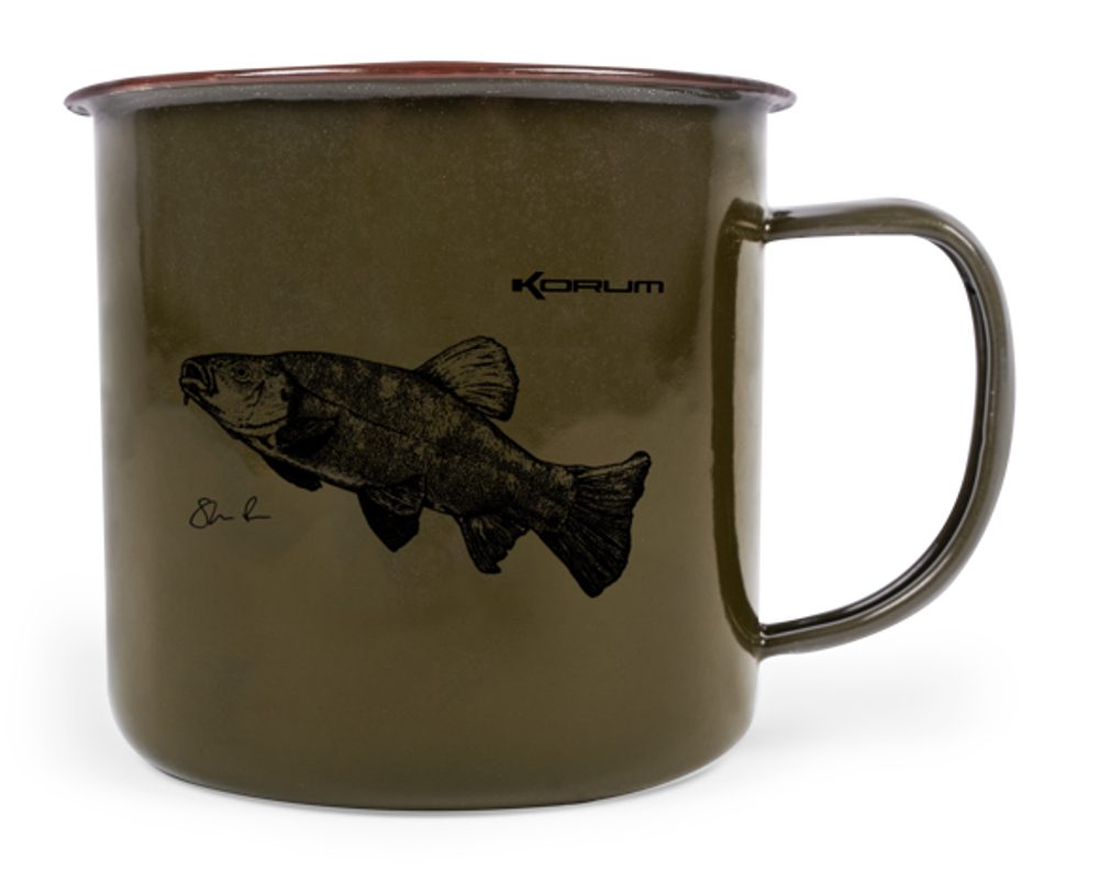 Fotografie Korum Hrnek Classic Enamel Mug Tench 330ml