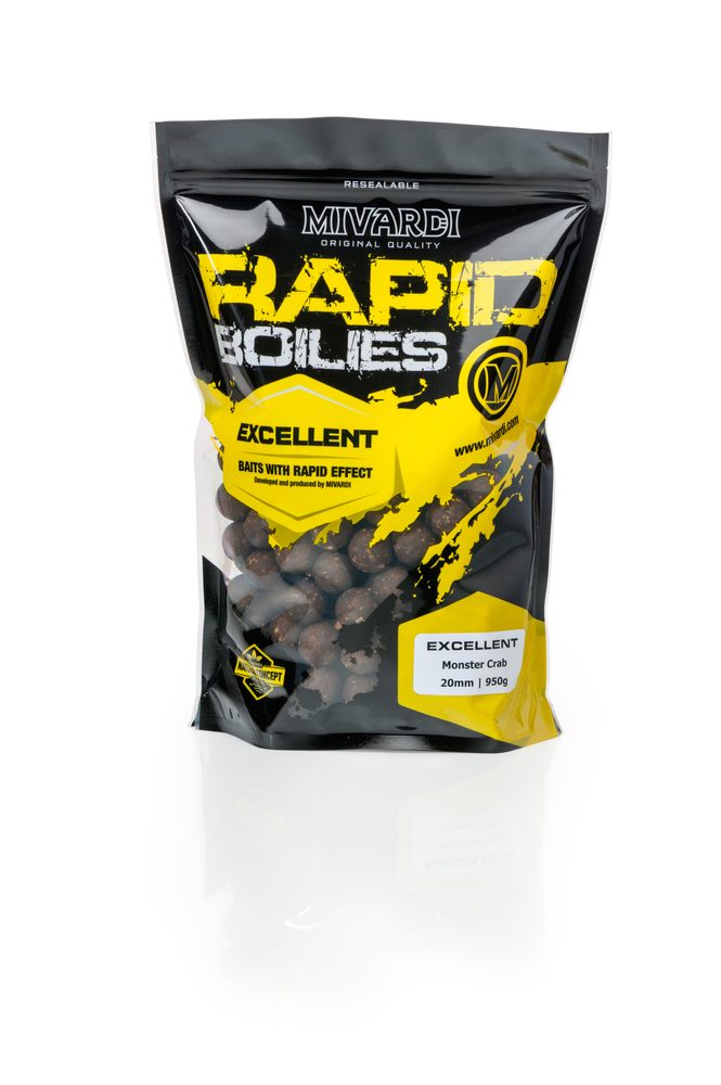 E-shop Mivardi Rapid Boilies Excellent Monster Crab 950g - 16mm,Mivardi Rapid Boilies Excellent Monster Crab 950g - 16mm