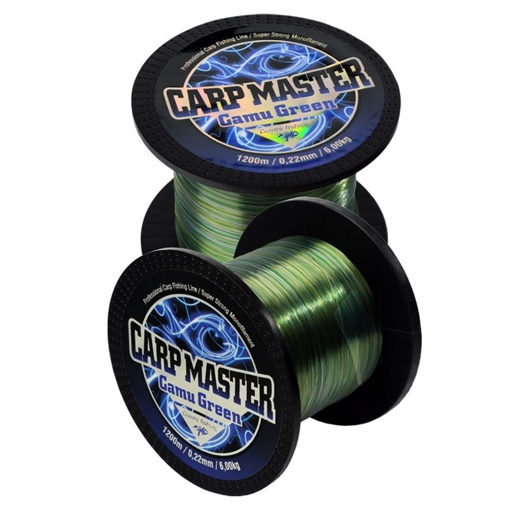 Fotografie Carp Master Camou Green 1200m|0,25mm/8,0kg