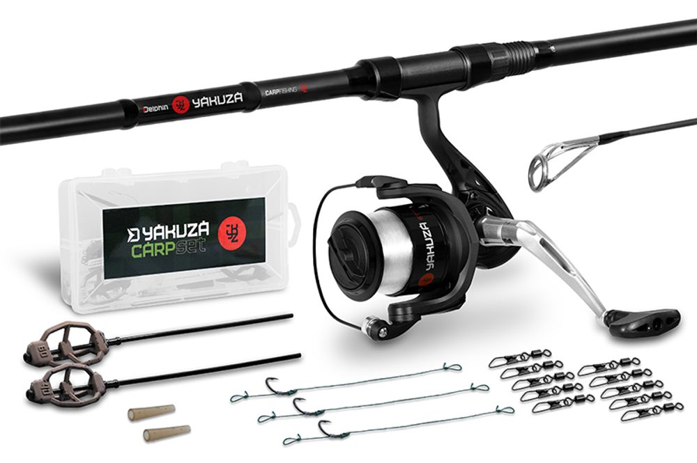 Delphin Kaprařský set Yakuza 360 3,6m 3lb 3díl,Delphin Kaprařský set Yakuza 360 3,6m 3lb 3díl