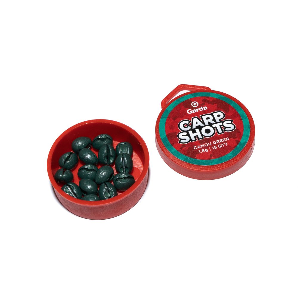 E-shop Garda Bročky Carp Shots Camou Green - 1,6g 15ks,Garda Bročky Carp Shots Camou Green - 1,6g 15ks