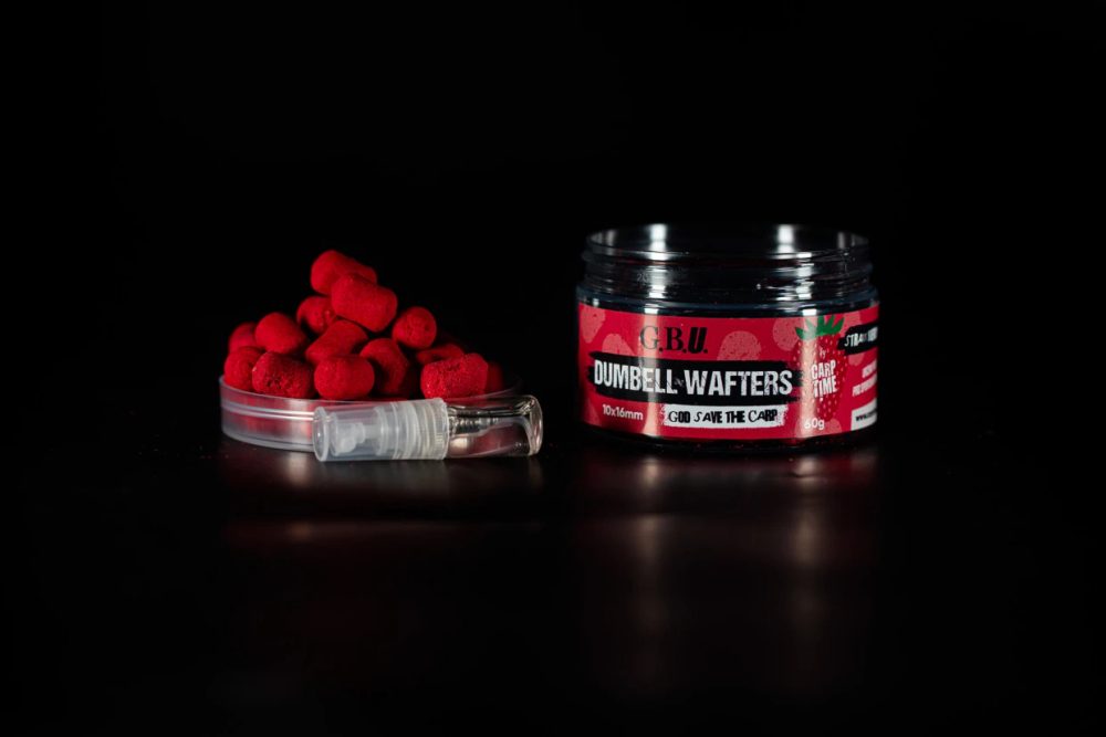 E-shop G.B.U. Dumbell Wafters 10x16mm 60g - Strawberry Punk,G.B.U. Dumbell Wafters 10x16mm 60g - Strawberry Punk