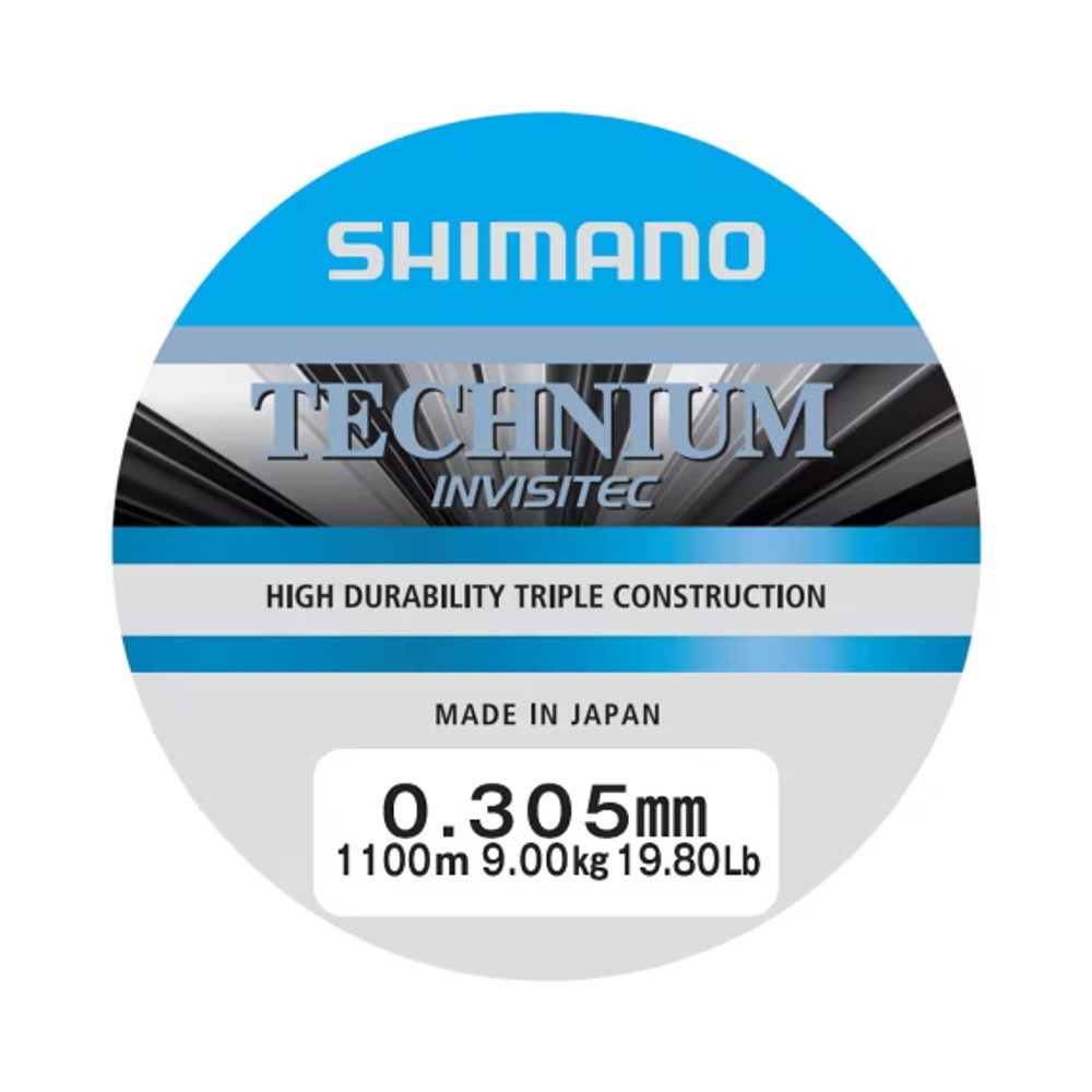 Shimano Vlasec Technium Invisitec A Mono Grey - 0,305mm 9kg 1100m
