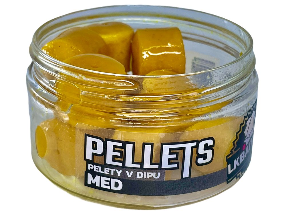 LK Baits Pelety v dipu Med 60g - 17mm