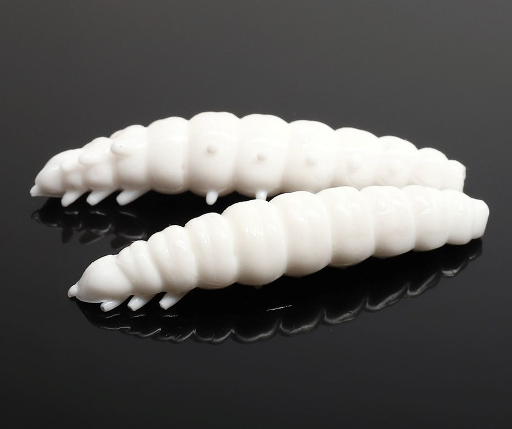 E-shop Libra Lures Larva White - 3,5cm 12ks,Libra Lures Larva White - 3,5cm 12ks