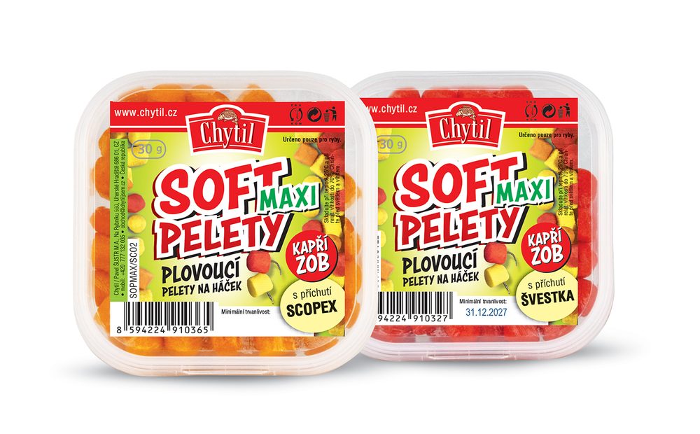 E-shop Chytil Soft pelety MAXI plovoucí 30g - Ananas,Chytil Soft pelety MAXI plovoucí 30g - Ananas
