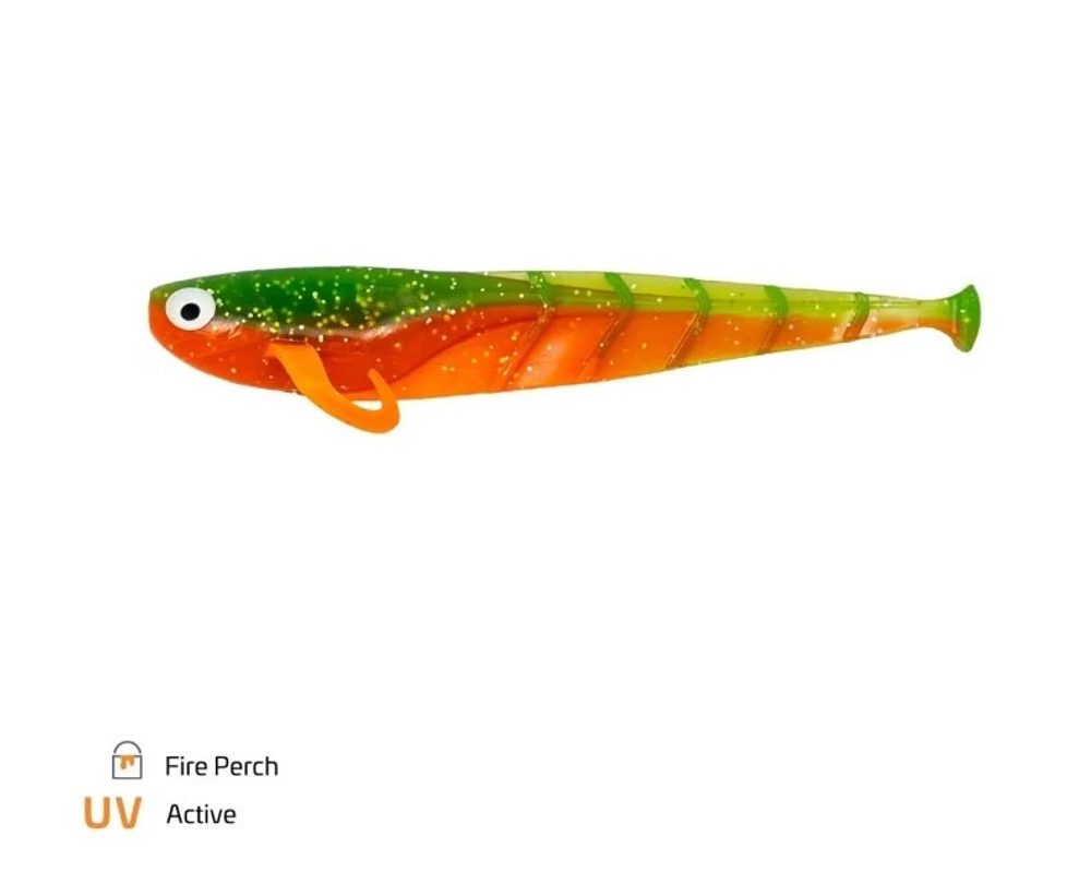 Zeck Gumová nástraha Zander Quappie 18cm 2ks - Fire Perch,Zeck Gumová nástraha Zander Quappie 18cm 2ks - Fire Perch
