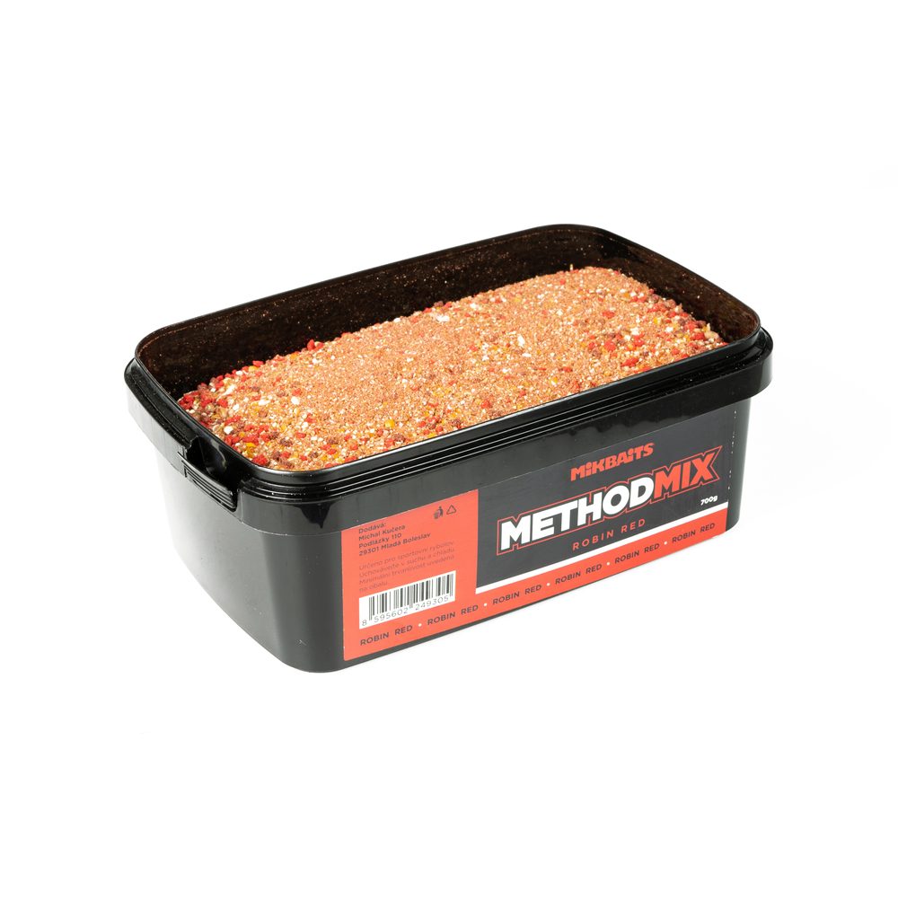 E-shop Mikbaits Method mix 700g - Robin Red,Mikbaits Method mix 700g - Robin Red