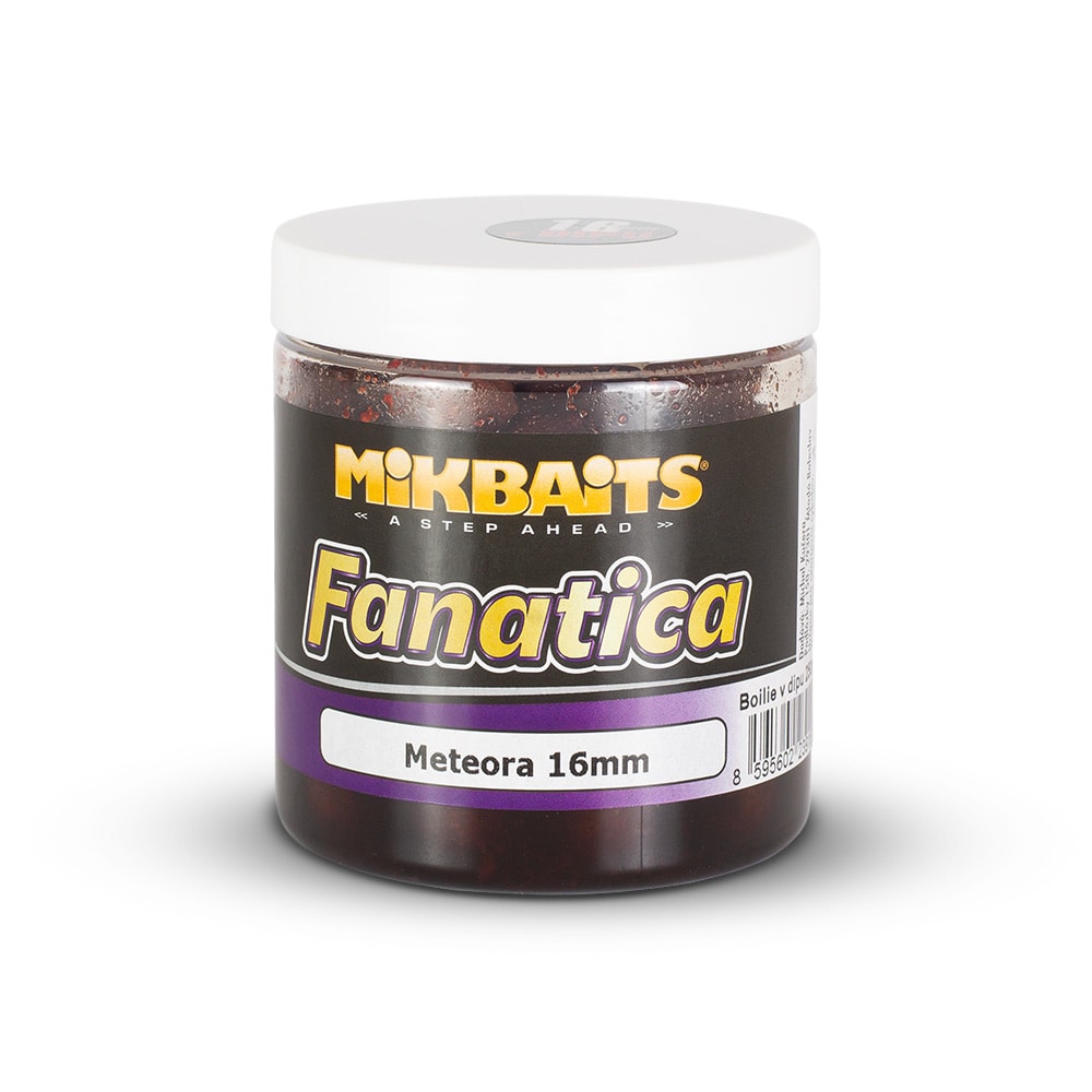 Fotografie Mikbaits Boilie v dipu Fanatica 250ml - Meteora 24mm