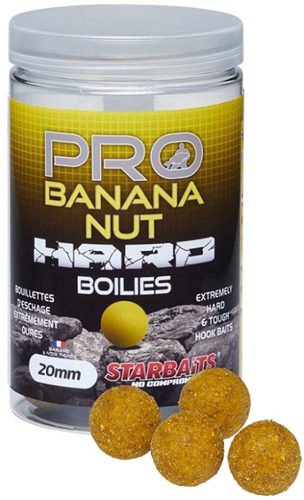 Starbaits Hard Boilies Pro Banana Nut 200g - 20mm