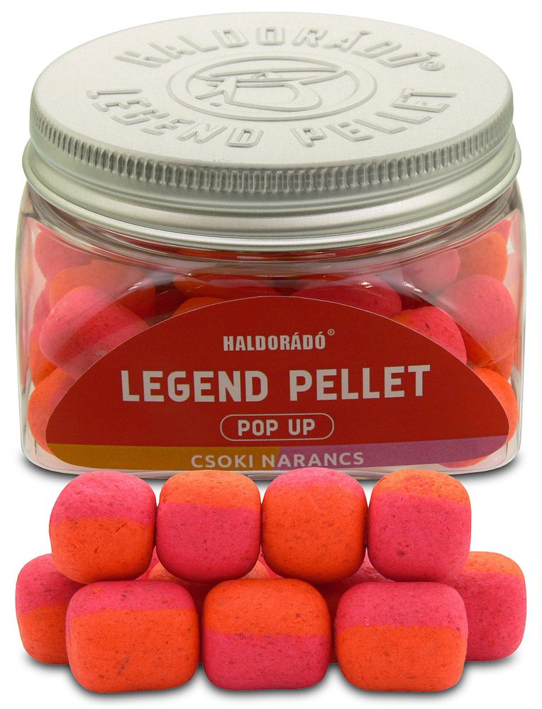 E-shop Haldorádó Pelety Legend Pellet Pop-Up 12+16mm 50g - Čokoládový pomeranč,Haldorádó Pelety Legend Pellet Pop-Up 12+16mm 50g - Čokoládový pomeranč