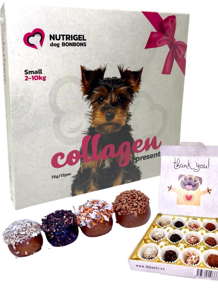LK Baits Pet Kolagenová bonboinéra Nutrigel Collagen Bonbons small pro menší psy 75g,LK Baits Pet Kolagenová bonboinéra Nutrigel Collagen Bonbons smal