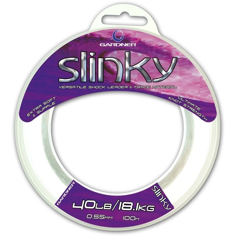 E-shop Gardner Vlasec Slinky Clear 100m - 0,55mm,Gardner Vlasec Slinky Clear 100m - 0,55mm
