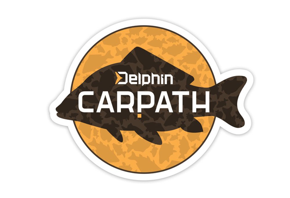 Fotografie Delphin Samolepka Carpath 95x75mm