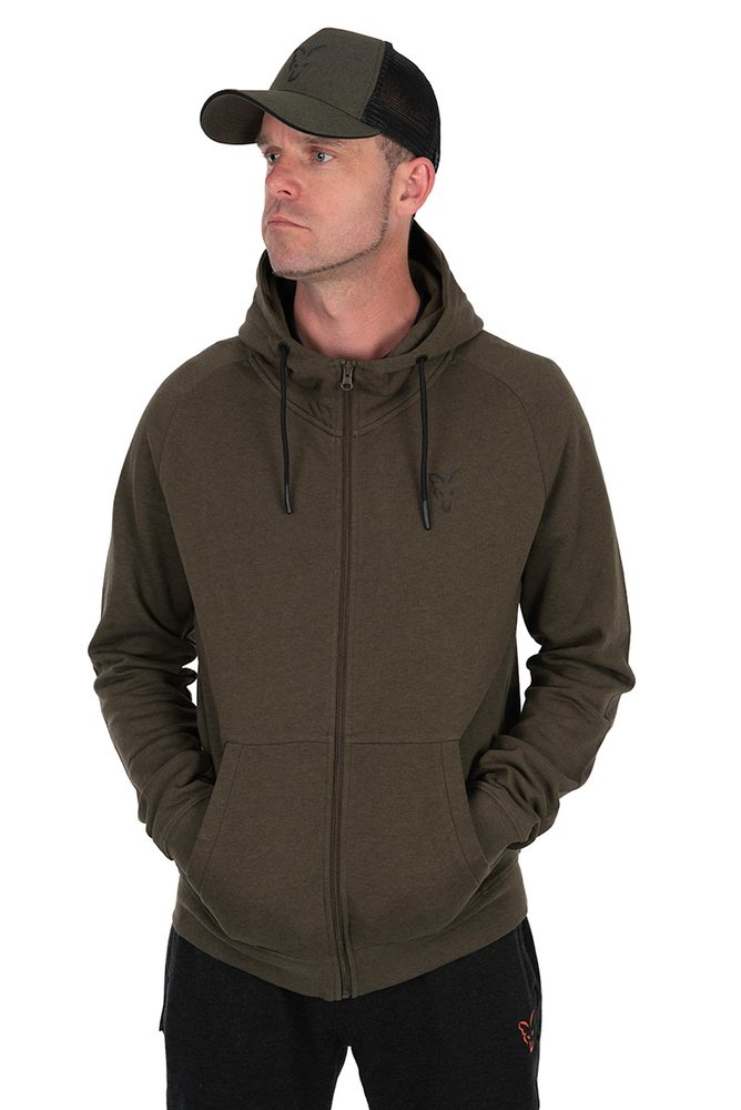 Fox Mikina Collection LW Hoody Green & Black - XL