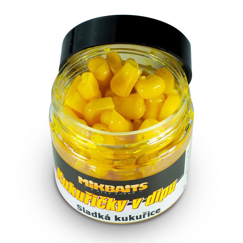 E-shop Mikbaits Kukuřičky v dipu 50ml - Sladká kukuřice,Mikbaits Kukuřičky v dipu 50ml - Sladká kukuřice