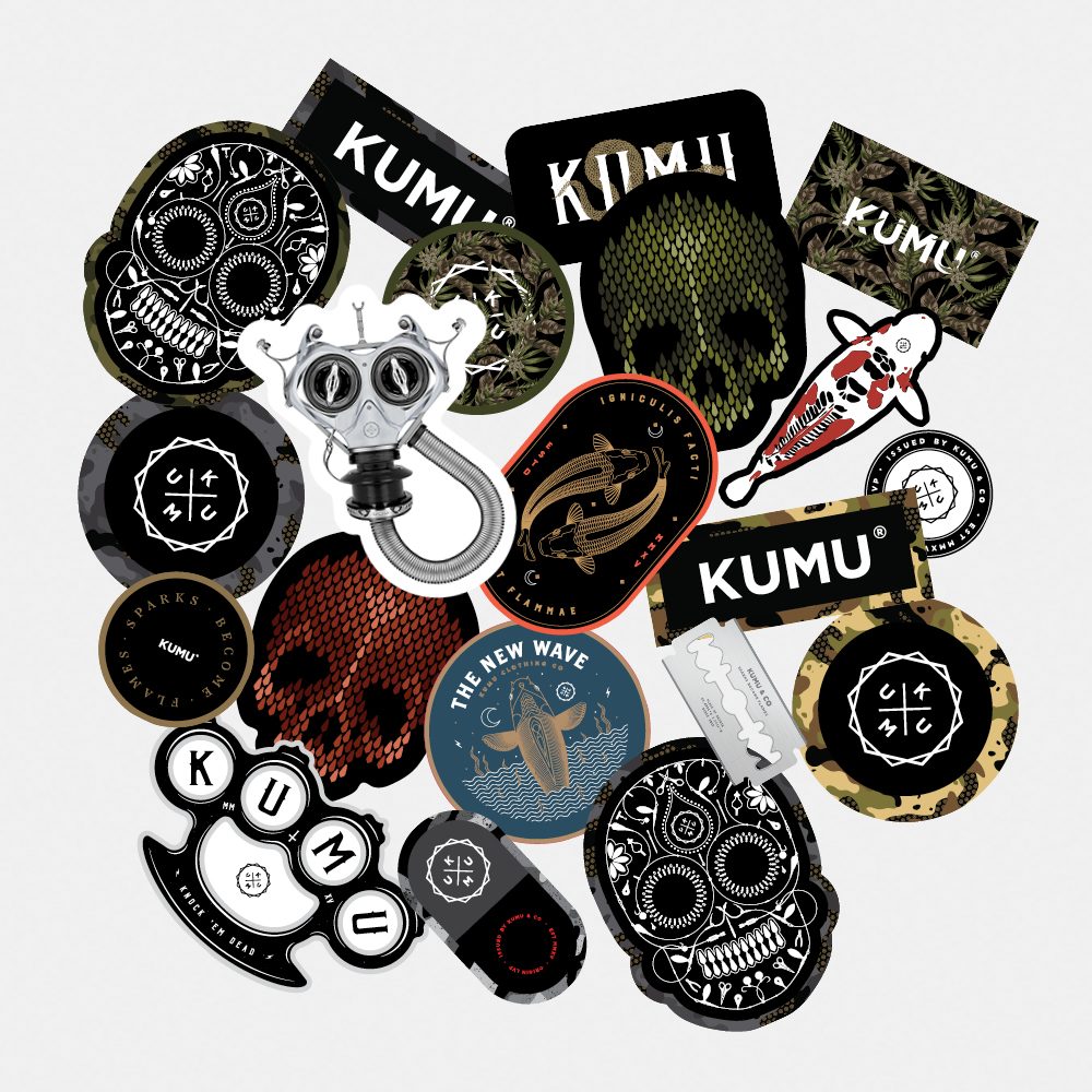 KUMU Balíček samolepek Stickerbomb 20ks