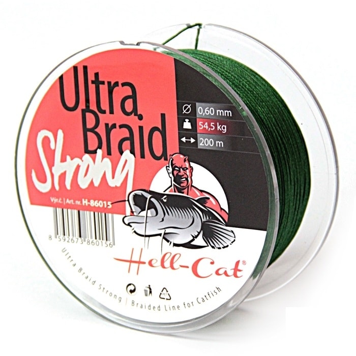 Hell-Cat Splétaná šňůra Ultra Braid Strong - 0,60mm 200m