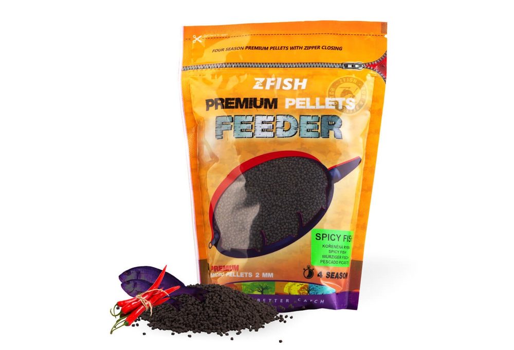 Zfish Mikro Pelety 2mm 700g - Spicy Fish