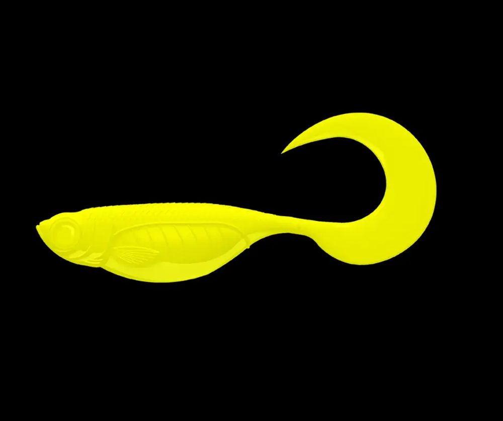 E-shop Libra Lures Gumová nástraha Embrion Twist Tail 1,75″ 12ks - Hot Yellow 006,Libra Lures Gumová nástraha Embrion Twist Tail 1,75″ 12ks - Hot Yellow 006