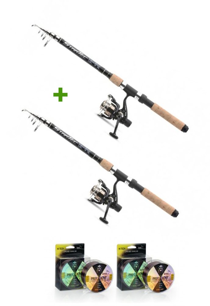 Saenger Kombo Prut StarTec 2,7m 25-65g + naviják + vlasec Akce 1+1