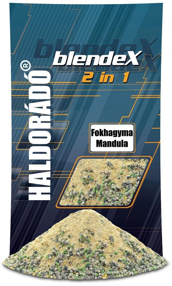 E-shop Haldorádó Vnadící směs BlendeX 2in1 800g - Česnek-mandle,Haldorádó Vnadící směs BlendeX 2in1 800g - Česnek-mandle