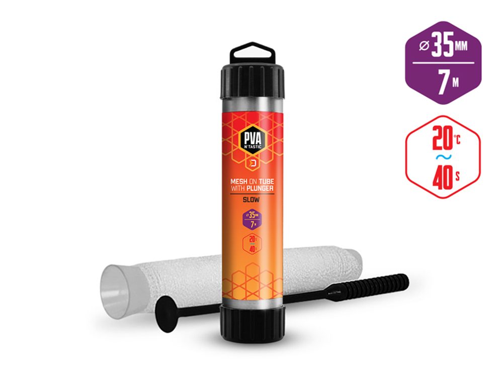 E-shop Delphin Punčocha PVA n ́tastic Tuba+Plnič 35mm 7m,Delphin Punčocha PVA n ́tastic Tuba+Plnič 35mm 7m
