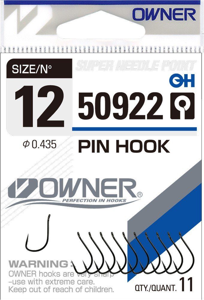 E-shop Owner Háček s očkem Pin Hook 50922 - vel.18 / 13ks,Owner Háček s očkem Pin Hook 50922 - vel.18 / 13ks