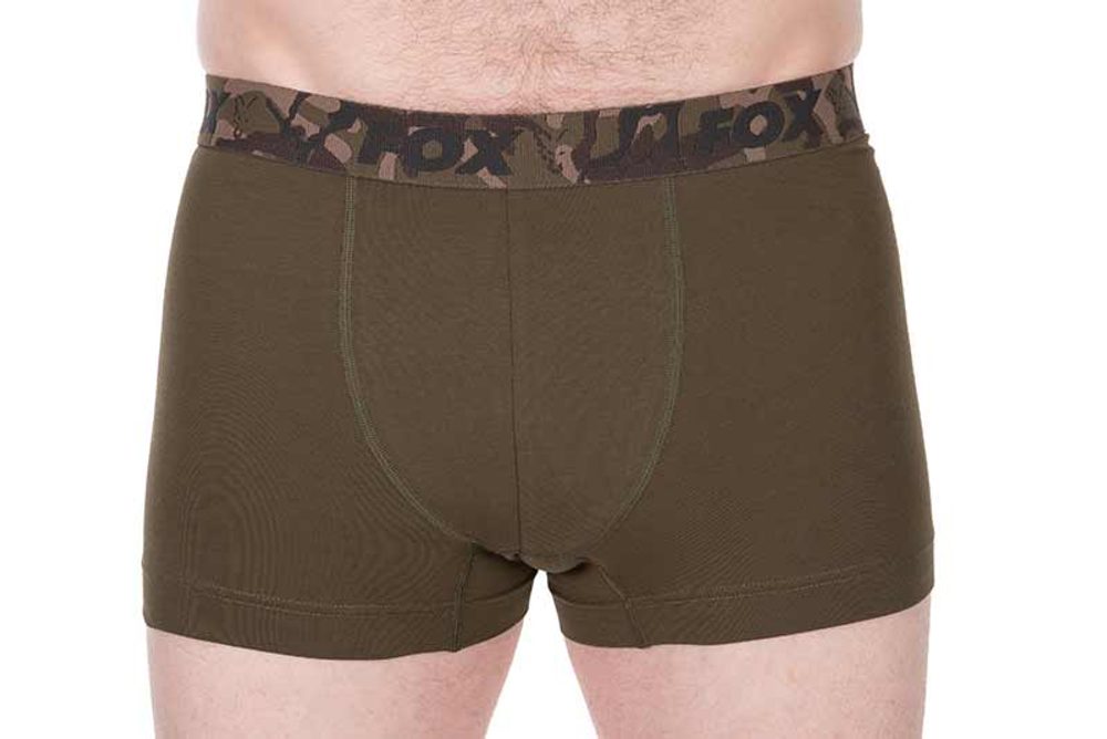 E-shop Fox Trenýrky Boxer Shorts Khaki/Black 2ks - XL,Fox Trenýrky Boxer Shorts Khaki/Black 2ks - XL