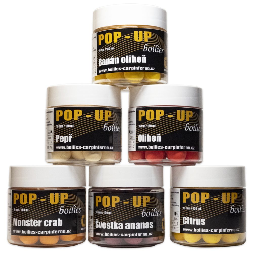 E-shop Carp Inferno Pop-up Boilies 16mm 150ml,Carp Inferno Pop-up Boilies 16mm 150ml