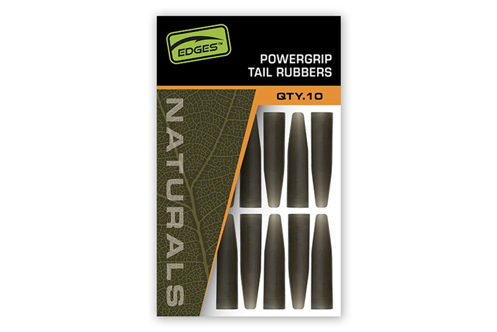 Fox Převleky Edges Naturals Powergrip Tail Rubbers 10ks