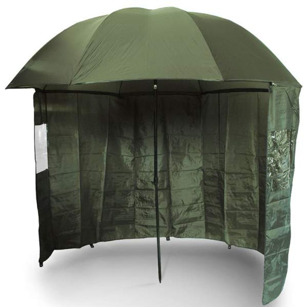 NGT Deštník s Bočnicí Brolly Side Green 2,2m,NGT Deštník s Bočnicí Brolly Side Green 2,2m