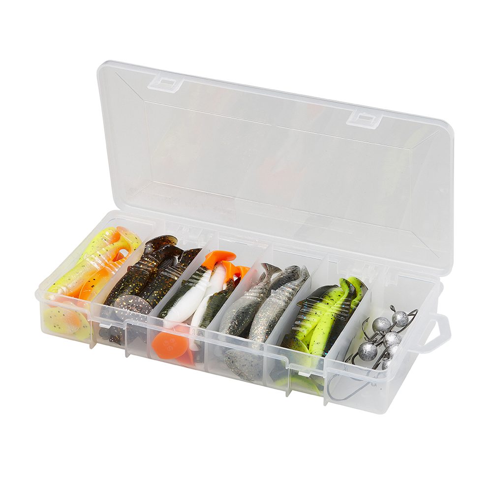 Fotografie Savage Gear Set Umělých Nástrah 6,8cm & 8cm Cannibal Shad Kit Mix barev