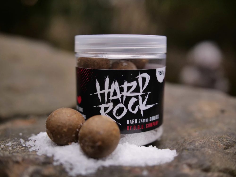 E-shop G.B.U. Tvrzené boilies v mořské soli Hard Rock 24mm 160g,G.B.U. Tvrzené boilies v mořské soli Hard Rock 24mm 160g