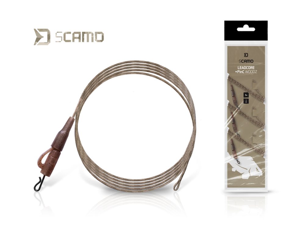 E-shop Delphin Návazec sCamo Leadcore + PinC Woodz 1m 3ks,Delphin Návazec sCamo Leadcore + PinC Woodz 1m 3ks
