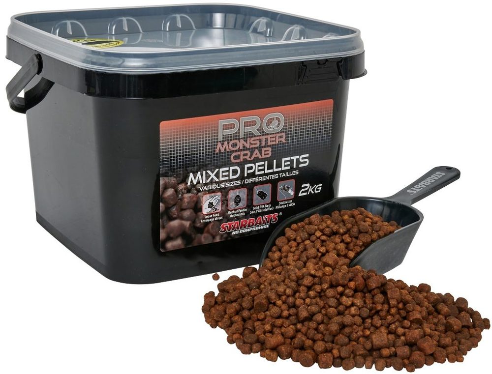 Starbaits Peletky Mixed Pellets 2kg - Monster Crab