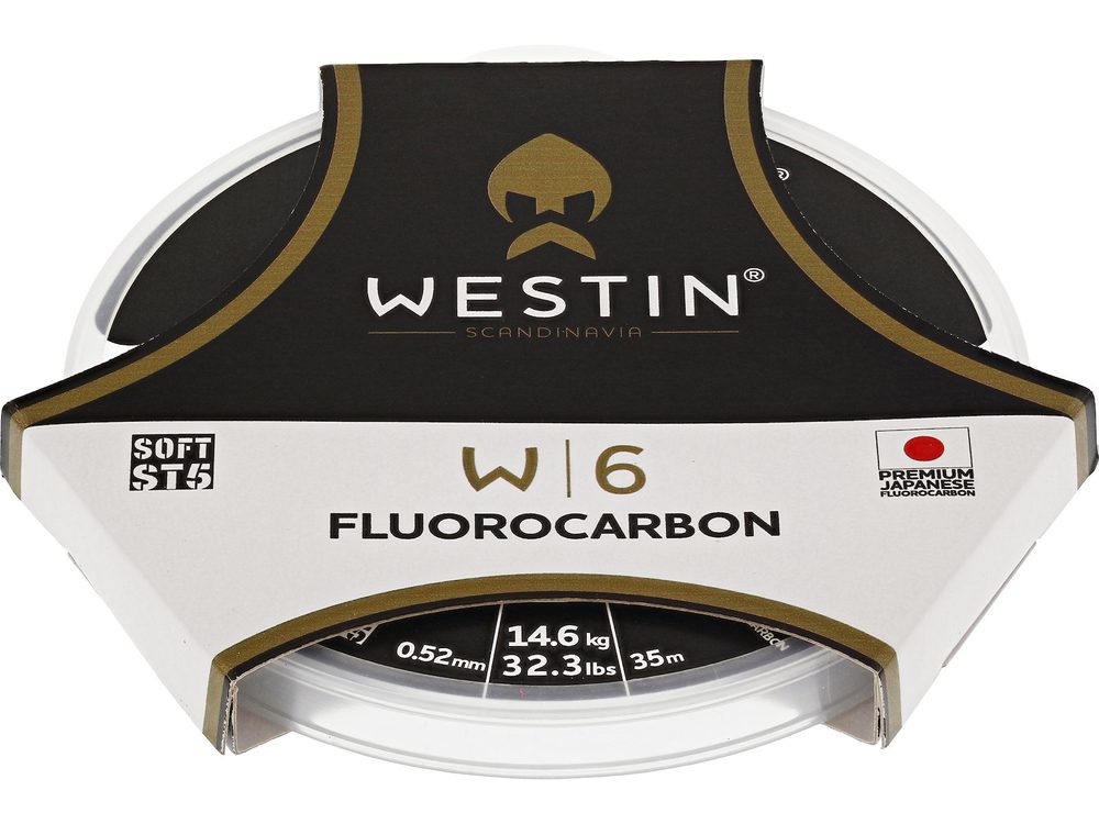 E-shop Westin Fluorocarbon W6 ST5 Fluorocarbon 35m - 0,73mm 27,7kg,Westin Fluorocarbon W6 ST5 Fluorocarbon 35m - 0,73mm 27,7kg