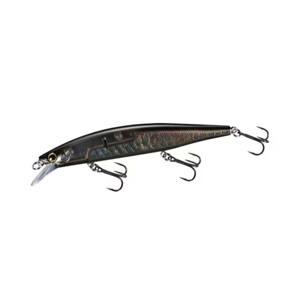 E-shop Shimano Wobler BT World Minnow Flash Boost 115mm 17g - Black,Shimano Wobler BT World Minnow Flash Boost 115mm 17g - Black