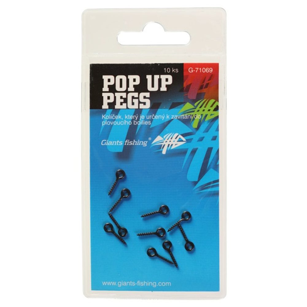 E-shop Giants Fishing Kolíček s očkem Pop Up Pegs 10ks,Giants Fishing Kolíček s očkem Pop Up Pegs 10ks