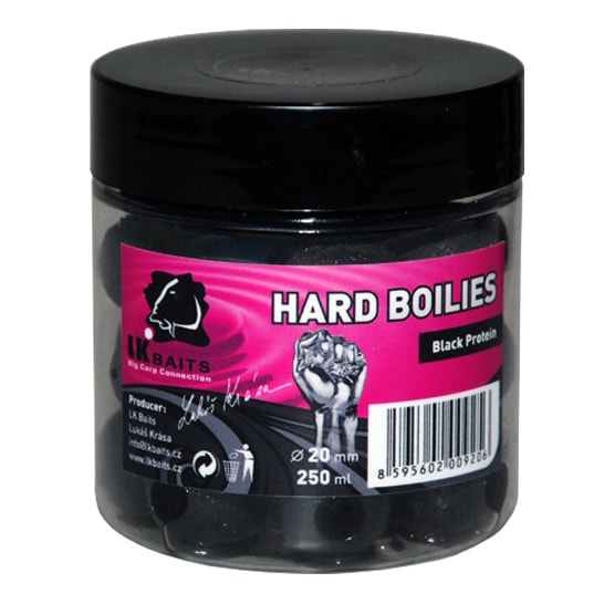 E-shop LK Baits Boilie Lukáš Krása HARD Boilies Black Protein 250ml