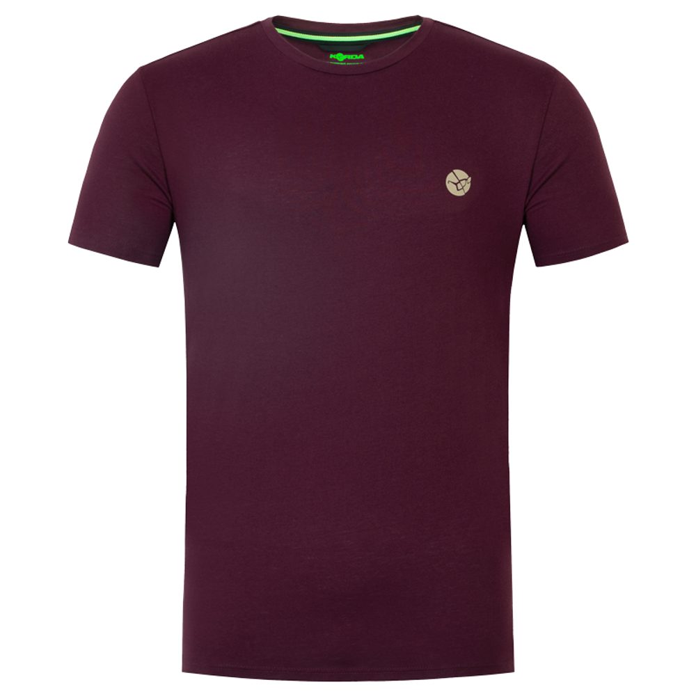 Korda Triko LE Split Tee Burgundy