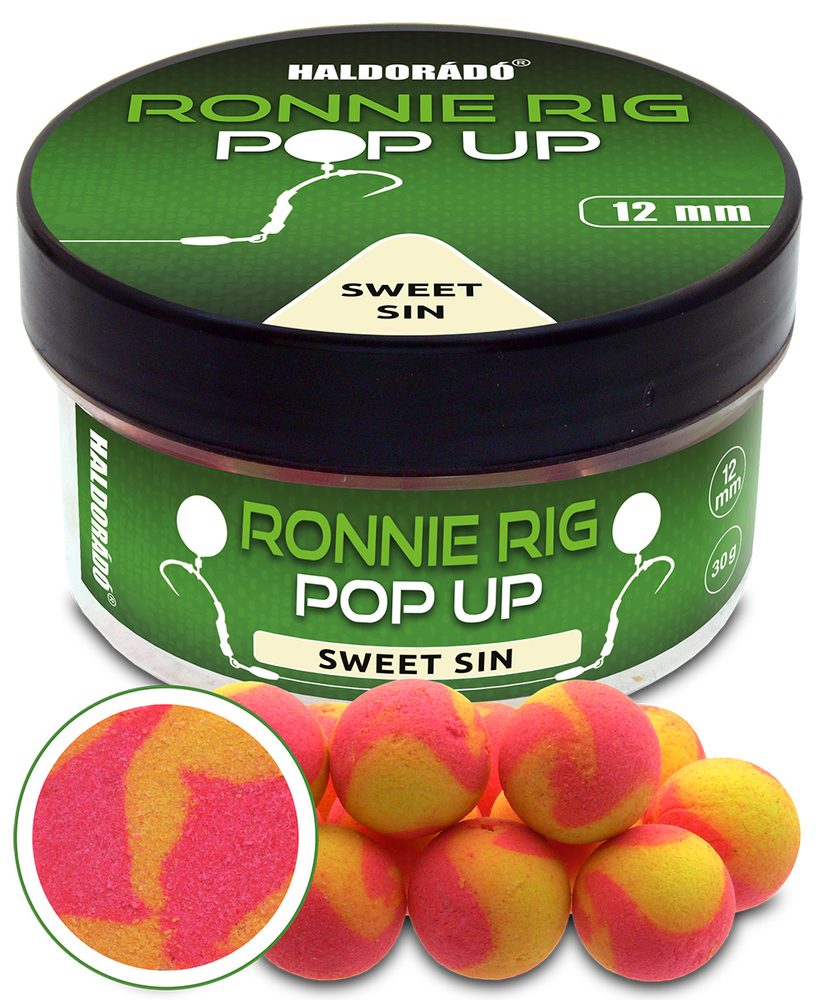 E-shop Haldorádó Pop-Up Ronnie Rig 12mm 30g - Sweet Sin,Haldorádó Pop-Up Ronnie Rig 12mm 30g - Sweet Sin