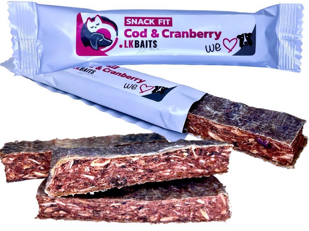 LK Baits Pet Snack FIT Treska-brusinka 10g