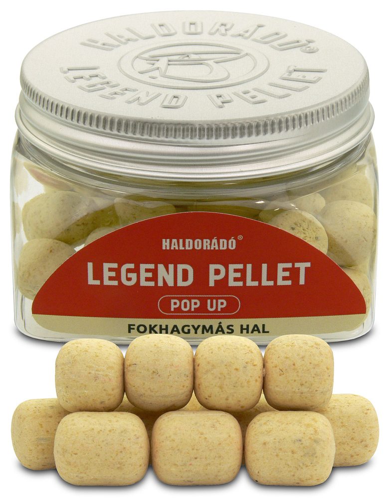 E-shop Haldorádó Pelety Legend Pellet Pop-Up 12+16mm 50g - Česneková ryba,Haldorádó Pelety Legend Pellet Pop-Up 12+16mm 50g - Česneková ryba