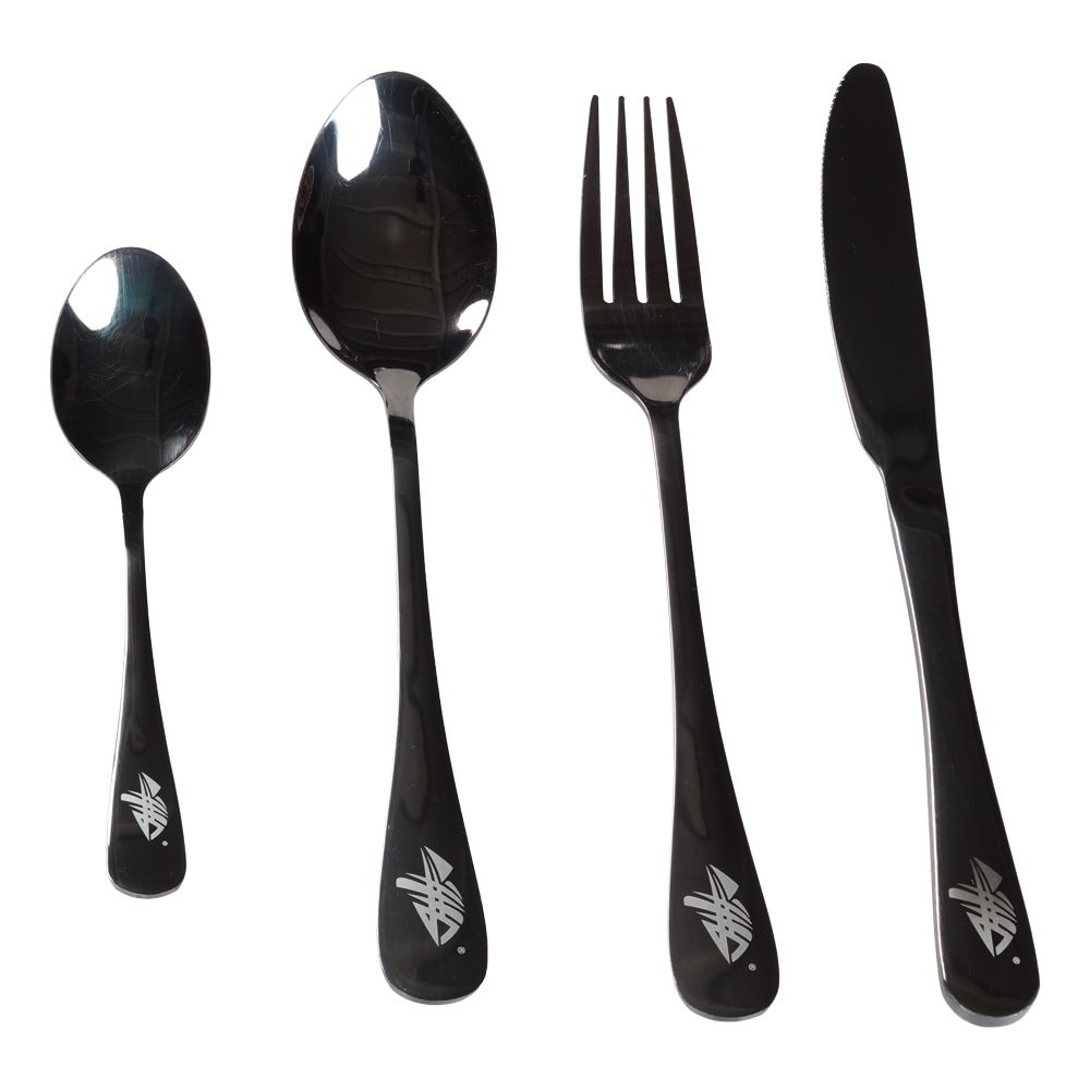 E-shop Giants Fishing Sada příborů černý nerez Cutlery SS 410 ( 4pc - set ),Giants Fishing Sada příborů černý nerez Cutlery SS 410 ( 4pc - set )