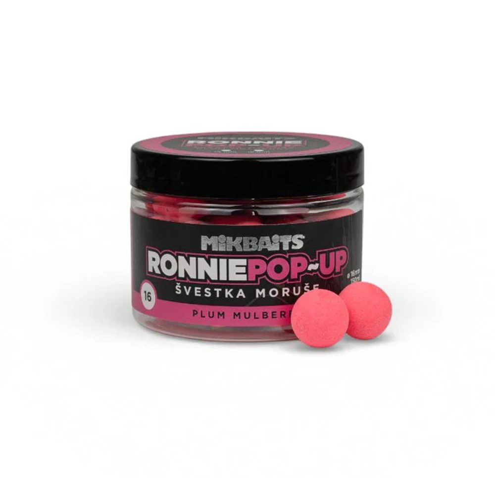 E-shop Mikbaits Ronnie pop-up Švestka Moruše 150ml - 14mm,Mikbaits Ronnie pop-up Švestka Moruše 150ml - 14mm