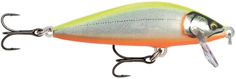 Rapala Wobler Count Down Elite Gilded Chartreuse Orange Belly,Rapala Wobler Count Down Elite Gilded ...