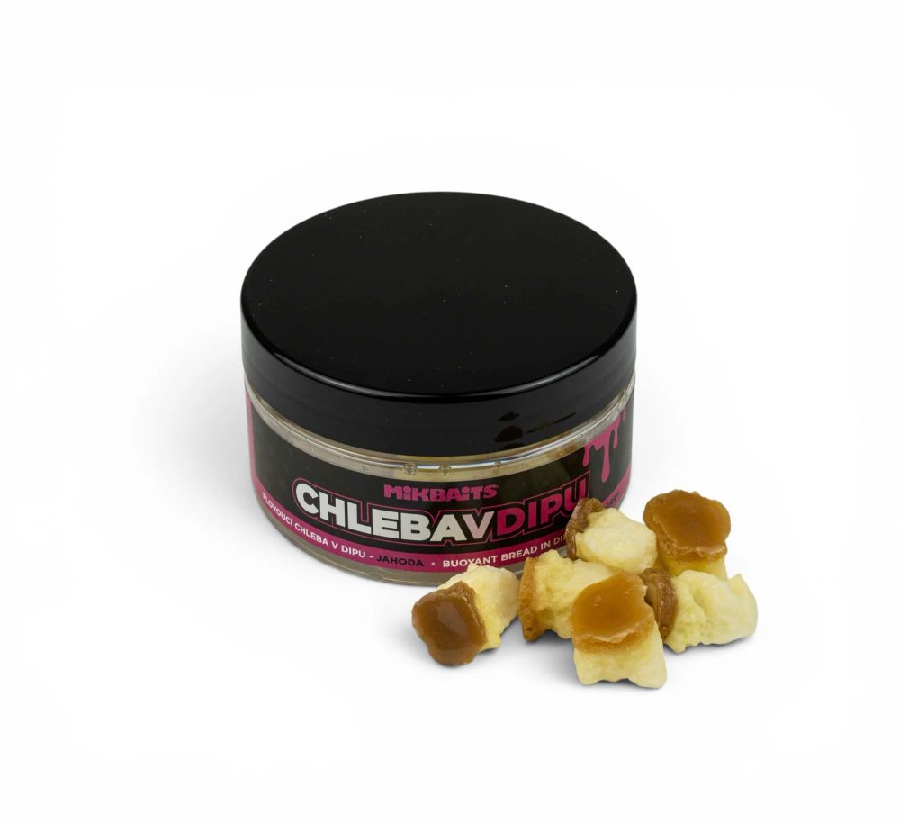 Mikbaits Chleba plovoucí v dipu 6ks - Jahoda